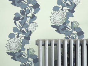 Protea Trail - Blue'S Blue by Paint & Paper Library - room set